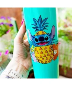Silver Buffalo Disney Lilo & Stitch Ohana 22oz Stainless Steel Tumbler w/ Straw -Water Bottles Sales unnamed file 1045