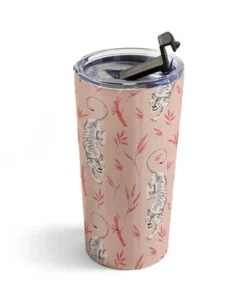 Society6 Caroline Okun Stalking Siberian Rose 20 oz Stainless Steel Travel Mug - Deny Designs -Water Bottles Sales unnamed file 1051