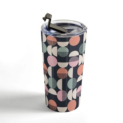 Society6 Emanuela Carratoni Abstract Moon Pattern 20 oz Stainless Steel Travel Mug - Deny Designs 4 Society6 Emanuela Carratoni Abstract Moon Pattern 20 oz Stainless Steel Travel Mug - Deny Designs - Image 2