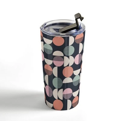 Society6 Emanuela Carratoni Abstract Moon Pattern 20 oz Stainless Steel Travel Mug - Deny Designs 5 Society6 Emanuela Carratoni Abstract Moon Pattern 20 oz Stainless Steel Travel Mug - Deny Designs - Image 3