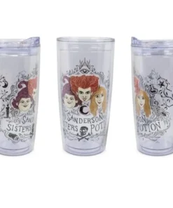 Disney Silver Buffalo Hocus Pocus Sisters Potion 20oz Double Wall Travel Tumbler