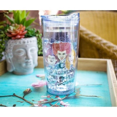 Disney Silver Buffalo Hocus Pocus Sisters Potion 20oz Double Wall Travel Tumbler 6 Disney Silver Buffalo Hocus Pocus Sisters Potion 20oz Double Wall Travel Tumbler - Image 5