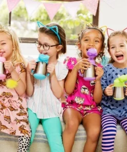 Munchkin Cool Cat Stainless Steel Straw Cup - 8oz Blue -Water Bottles Sales unnamed file 1152