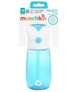 Munchkin Flip & Go Straw Cup - 12oz Blue -Water Bottles Sales unnamed file 1164