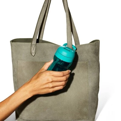 OXO Tot Adventure Water Bottle - Teal - 12oz 6 OXO Tot Adventure Water Bottle - Teal - 12oz - Image 4