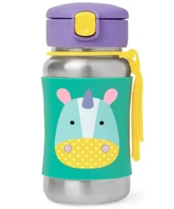 Skip Hop Zoo Stainless Steel Straw Bottle Dog -Water Bottles Sales unnamed file 1201