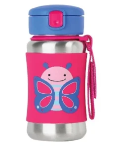 Skip Hop Zoo Stainless Steel Straw Bottle Dog -Water Bottles Sales unnamed file 1204