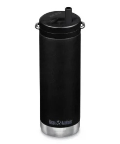 Klean Kanteen 16oz TKWide Insulated Stainless Steel Water Bottle with Twist Straw Cap Purple