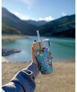Vera Bradley + Coleman 20oz Brew Stainless Steel Vacuum Insulated Tumbler - Wildflowers Blue 12 Vera Bradley + Coleman 20oz Brew Stainless Steel Vacuum Insulated Tumbler - Wildflowers Blue -Water Bottles Sales unnamed file 1257