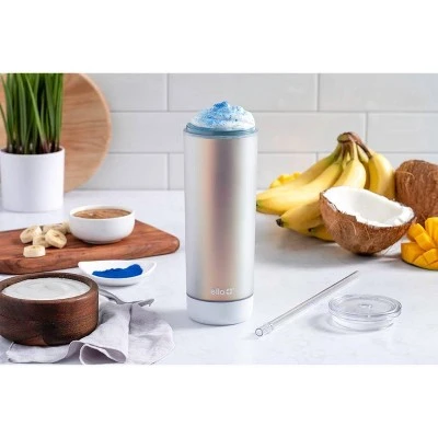 Ello Monterey 24oz Double Wall Plastic Tumbler White Iridescent 5 Ello Monterey 24oz Double Wall Plastic Tumbler White Iridescent - Image 3