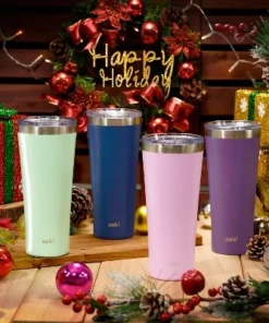 Zak Designs 20 30 oz. Stainless Steel Tumbler Vacuum Insulated Splash-Proof Slide Lid Alpine Travel Tumbler w/ Extra Reusable Straw -Water Bottles Sales unnamed file 1307