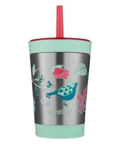 Contigo Kids Stainless Steel Kids Spill-Proof Tumbler with Straw Floral 11 Contigo Kids Stainless Steel Kids Spill-Proof Tumbler with Straw Floral -Water Bottles Sales unnamed file 1312