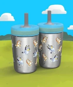 Bluey 12oz Stainless Steel Double Wall Kelso Tumbler - Zak Designs -Water Bottles Sales unnamed file 1321