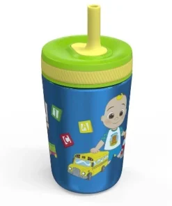 CocoMelon 12oz Stainless Steel Double Wall Kelso Tumbler - Zak Designs