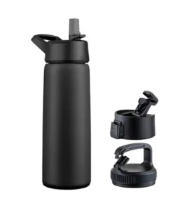 OSTO Stainless Steel Sports Water Bottle; 26 Oz. Triple Insulated Water Bottle Hot ‘n Cold Including 3 Leakproof Lids -Water Bottles Sales unnamed file 1353