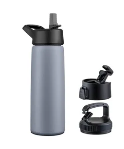 OSTO Stainless Steel Sports Water Bottle; 26 Oz. Triple Insulated Water Bottle Hot ‘n Cold Including 3 Leakproof Lids -Water Bottles Sales unnamed file 1356