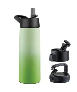 OSTO Stainless Steel Sports Water Bottle; 26 Oz. Triple Insulated Water Bottle Hot ‘n Cold Including 3 Leakproof Lids -Water Bottles Sales unnamed file 1357
