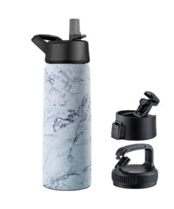 OSTO Stainless Steel Sports Water Bottle; 26 Oz. Triple Insulated Water Bottle Hot ‘n Cold Including 3 Leakproof Lids -Water Bottles Sales unnamed file 1358