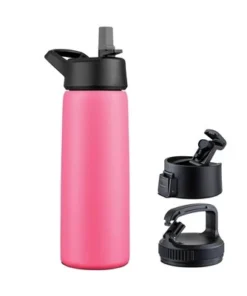 OSTO Stainless Steel Sports Water Bottle; 26 Oz. Triple Insulated Water Bottle Hot ‘n Cold Including 3 Leakproof Lids -Water Bottles Sales unnamed file 1359