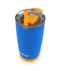 Zulu Tempo 12oz Stainless Steel Kids Tumbler with Straw Blue -Water Bottles Sales unnamed file 1392