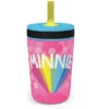 Zak Designs Disney 15 ounce Plastic Tumbler with Lid and Straw, Minnie Mouse, 2-piece set -Water Bottles Sales unnamed file 1395