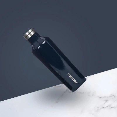 Corkcicle Classic 16 Ounce Canteen Triple Insulated Stainless Steel Water Bottle with Screw Cap and Extra Wide Mouth, Gloss Navy 3 Corkcicle Classic 16 Ounce Canteen Triple Insulated Stainless Steel Water Bottle with Screw Cap and Extra Wide Mouth, Gloss Navy