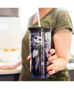 The Nightmare Before Christmas Silver Buffalo Nightmare Before Christmas Jack Skellington Carnival Cup With Straw | 20 Ounces 9 The Nightmare Before Christmas Silver Buffalo Nightmare Before Christmas Jack Skellington Carnival Cup With Straw | 20 Ounces -Water Bottles Sales unnamed file 1423