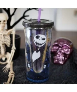 The Nightmare Before Christmas Silver Buffalo Nightmare Before Christmas Jack Skellington Carnival Cup With Straw | 20 Ounces 10 The Nightmare Before Christmas Silver Buffalo Nightmare Before Christmas Jack Skellington Carnival Cup With Straw | 20 Ounces -Water Bottles Sales unnamed file 1424