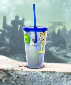 Just Funky Fallout Vault Boy 16oz Carnival Cup w/ Ice Cubes -Water Bottles Sales unnamed file 1523