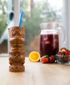 Beeline Creative Geeki Tikis Scooby-Doo Scooby Plastic Tumbler with Straw | Holds 20 Ounces -Water Bottles Sales unnamed file 1556