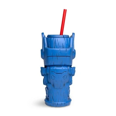 Beeline Creative Geeki Tikis Transformers Optimus Prime Plastic Tumbler with Straw | 26 Ounces 3 Beeline Creative Geeki Tikis Transformers Optimus Prime Plastic Tumbler with Straw | 26 Ounces