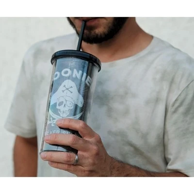 Silver Buffalo The Goonies Acrylic Carnival Cup with Lid and Straw | Holds 20 Ounces 5 Silver Buffalo The Goonies Acrylic Carnival Cup with Lid and Straw | Holds 20 Ounces - Image 3