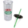 Silver Buffalo Friends Central Perk Cold Cup with Lid and Straw | Holds 20 Ounces