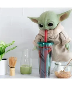 Silver Buffalo Star Wars Boba Fett Plastic Carnival Cup with Lid and Straw | 24 Ounces -Water Bottles Sales unnamed file 1590