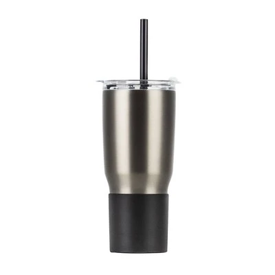 Reduce 24oz Cold1 Insulated Stainless Steel Straw Tumbler with Silicone Grip - Charcoal 3 Reduce 24oz Cold1 Insulated Stainless Steel Straw Tumbler with Silicone Grip - Charcoal