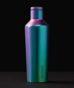Corkcicle Luxe Collection 16 Ounce Canteen Triple Insulated Stainless Steel Water Bottle with Screw Cap and Extra Wide Mouth, Dragonfly