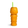 Beeline Creative Geeki Tikis Scooby-Doo Shaggy Plastic Tumbler with Straw | Holds 20 Ounces