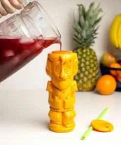 Beeline Creative Geeki Tikis Scooby-Doo Shaggy Plastic Tumbler with Straw | Holds 20 Ounces -Water Bottles Sales unnamed file 1606