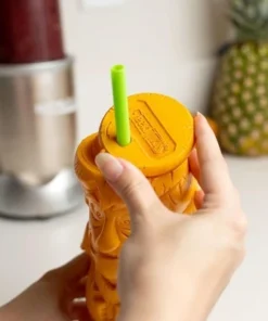 Beeline Creative Geeki Tikis Scooby-Doo Shaggy Plastic Tumbler with Straw | Holds 20 Ounces -Water Bottles Sales unnamed file 1607