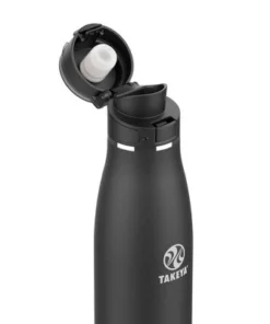 Takeya 25oz Insulated Stainless Steel Travel Mug with Flip-Lock Spout Lid - Onyx