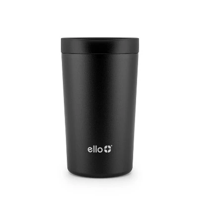 Ello Jones 11oz Vacuum Insulated Stainless Steel Travel Mug Black 5 Ello Jones 11oz Vacuum Insulated Stainless Steel Travel Mug Black - Image 3
