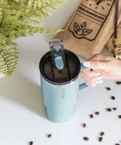 Reduce 24oz Hot1 Insulated Stainless Steel Tumbler with Handle - Eucalyptus -Water Bottles Sales unnamed file 1743