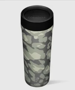 Corkcicle Commuter Cup 17 Ounce Insulated Stainless Steel Spill Proof Travel Coffee Mug with Sip Lid for Hot and Cold Drinks, Snow Leopard -Water Bottles Sales unnamed file 1842