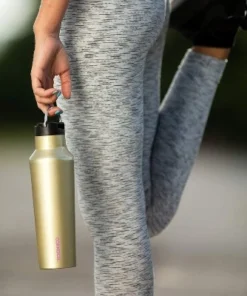 Corkcicle Luxe 20 Ounce Sport Canteen Triple Insulated Stainless Steel Water Bottle with Straw Cap and Folding Metal Handle, Gunmetal -Water Bottles Sales unnamed file 19