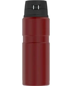 Thermos 24oz Stainless King Drink Bottle (SK4000MR4) - Matte Red