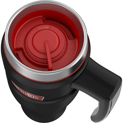 Thermos 16 oz. Stainless King Insulated Stainless Steel Travel Mug with Handle 5 Thermos 16 oz. Stainless King Insulated Stainless Steel Travel Mug with Handle - Image 3