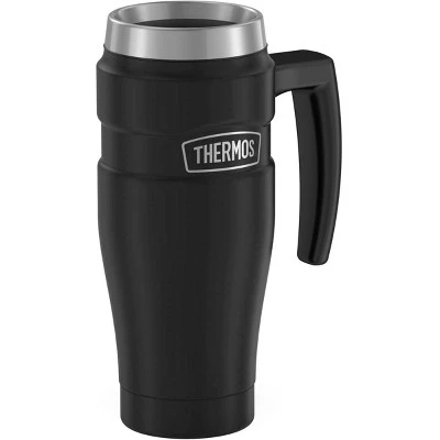 Thermos 16 oz. Stainless King Insulated Stainless Steel Travel Mug with Handle 6 Thermos 16 oz. Stainless King Insulated Stainless Steel Travel Mug with Handle - Image 4