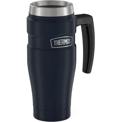 Thermos 16 oz. Stainless King Insulated Stainless Steel Travel Mug with Handle 8 Thermos 16 oz. Stainless King Insulated Stainless Steel Travel Mug with Handle - Image 6