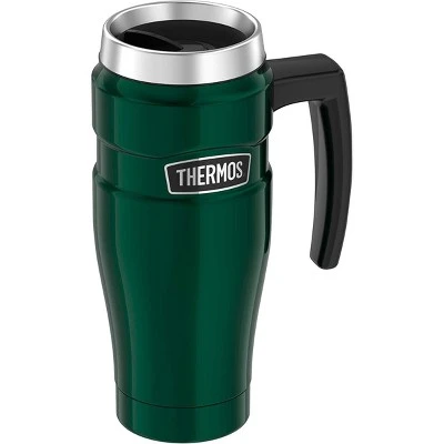 Thermos 16 oz. Stainless King Insulated Stainless Steel Travel Mug with Handle 9 Thermos 16 oz. Stainless King Insulated Stainless Steel Travel Mug with Handle - Image 7