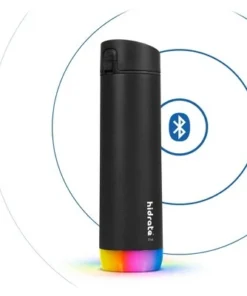 Hidrate Spark HidrateSpark PRO 21oz Vacuum Insulated Stainless Steel Bluetooth Smart Water Bottle with Chug Lid Black -Water Bottles Sales unnamed file 204